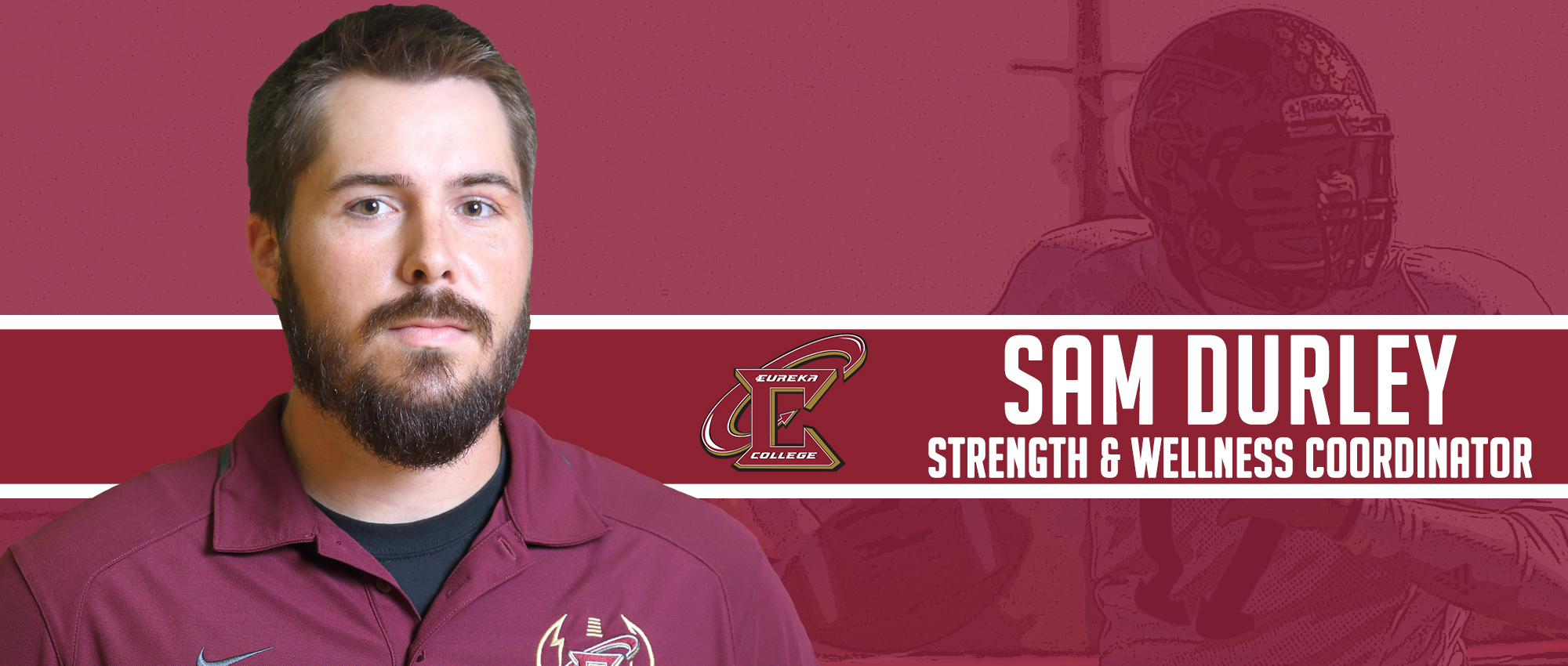 Sam Durley Named Eureka College Strength and Wellness Coordinator