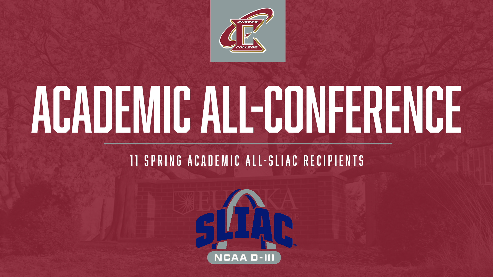 Eureka Lands Eleven on SLIAC Spring All-Academic Team