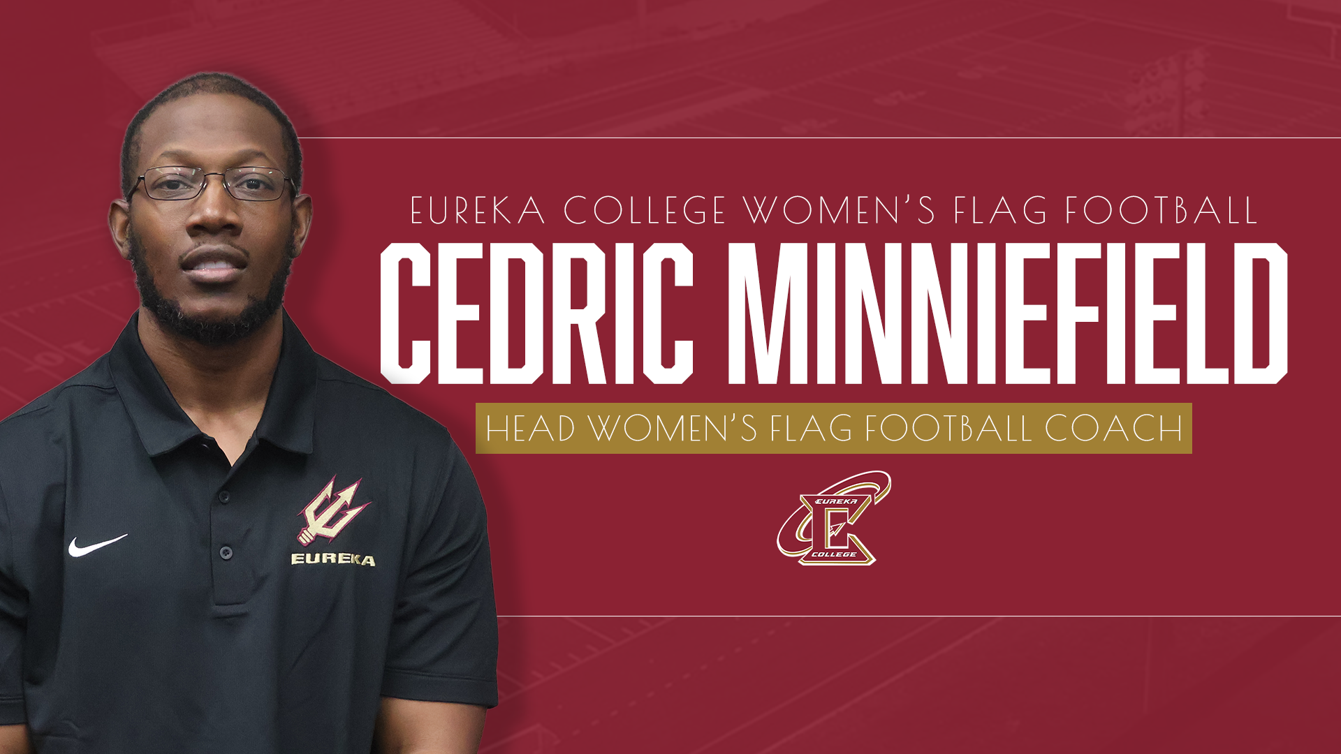 Eureka College Adds Women&rsquo;s Flag Football, Names Cedric Minniefield as Inaugural Head Coach